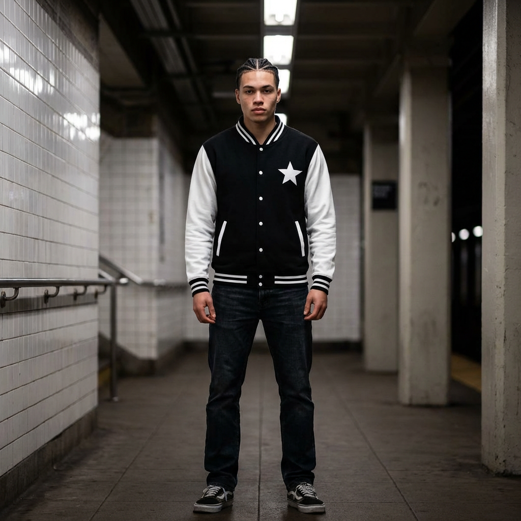 EachStage Apparel Varsity Jacket