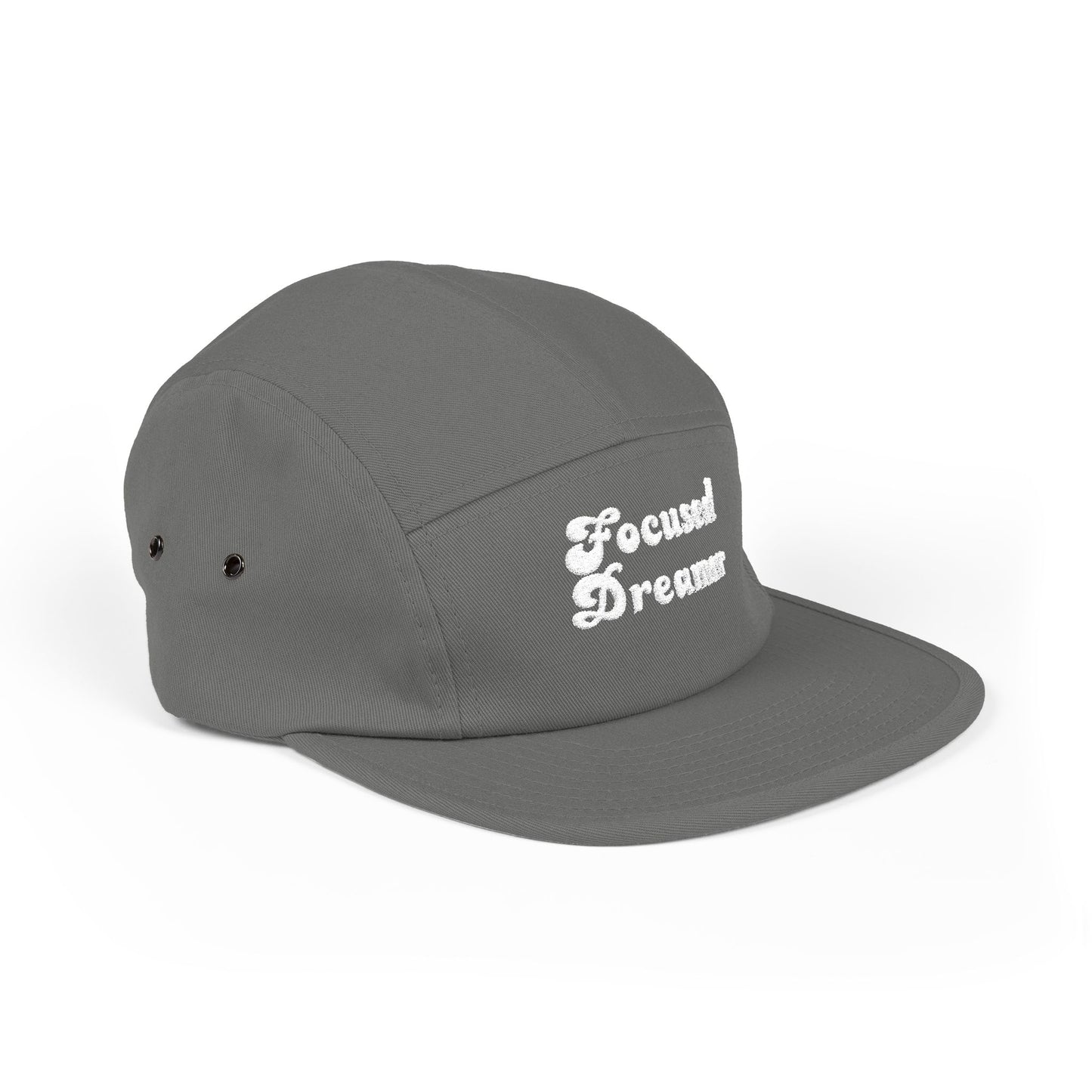 Focused Dreamer Embroidered 5-Panel Cap