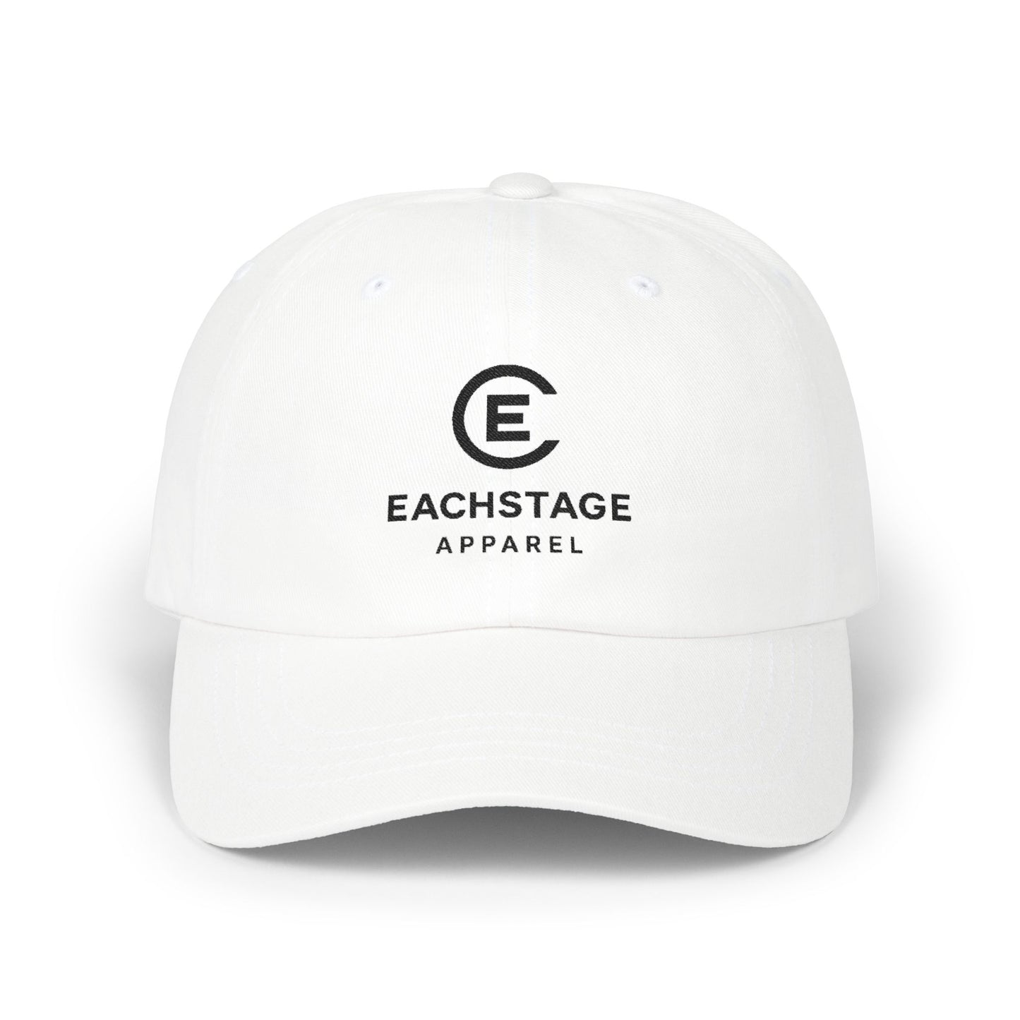 Classic Embroidered Baseball Hat – EachStage Apparel Logo