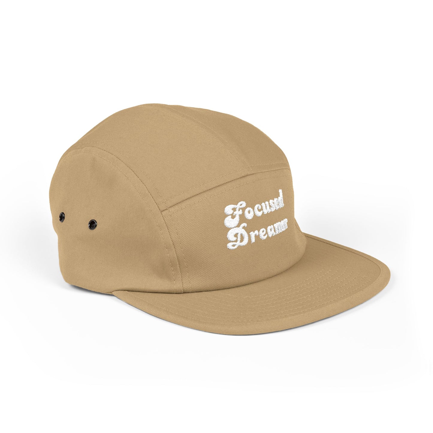 Focused Dreamer Embroidered 5-Panel Cap