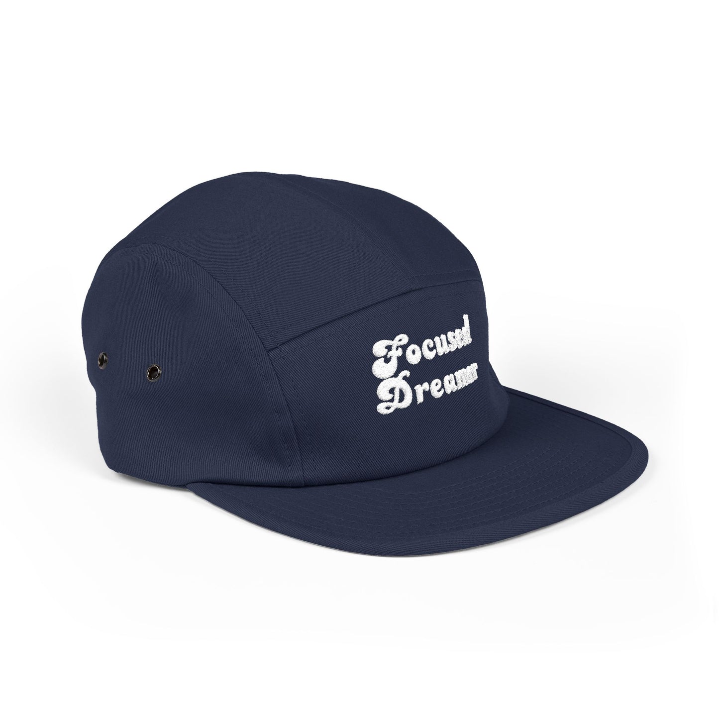 Focused Dreamer Embroidered 5-Panel Cap
