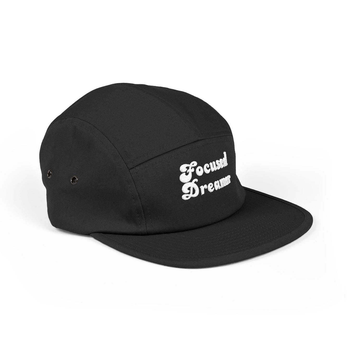 Focused Dreamer Embroidered 5-Panel Cap