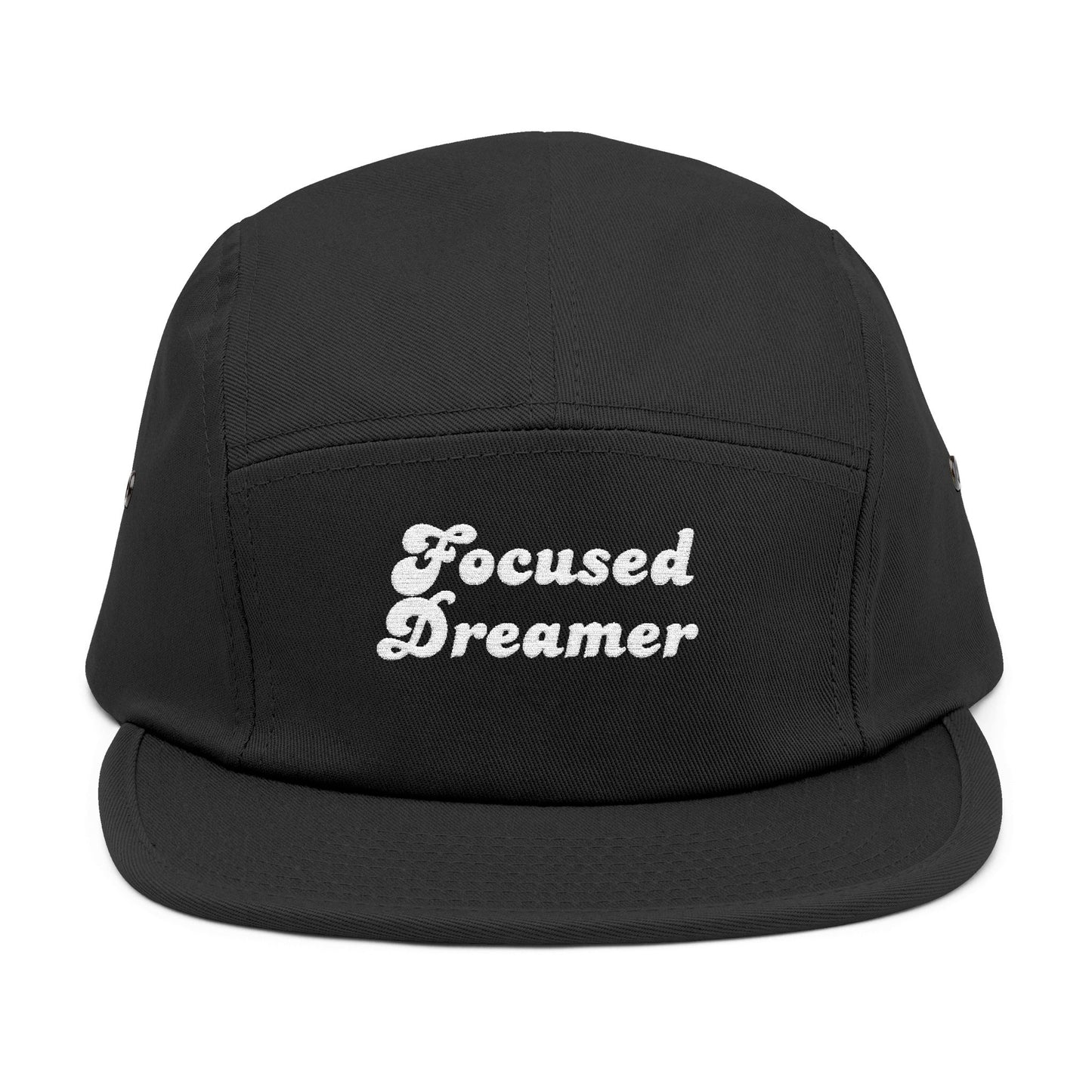 Focused Dreamer Embroidered 5-Panel Cap