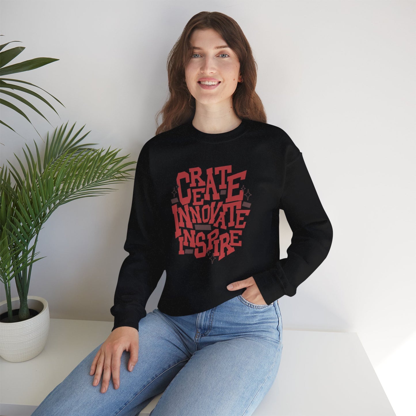 Create Innovate Inspire Crewneck Sweatshirt