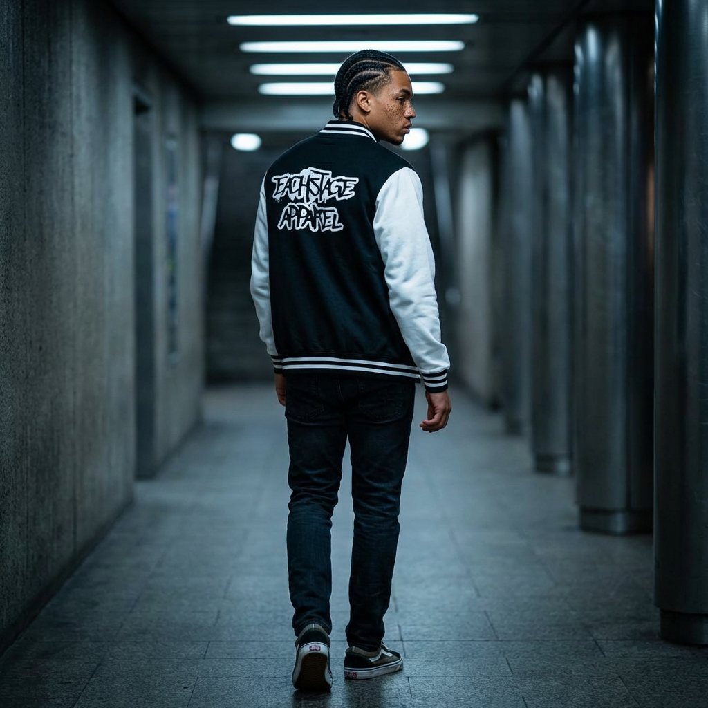 EachStage Apparel Varsity Jacket