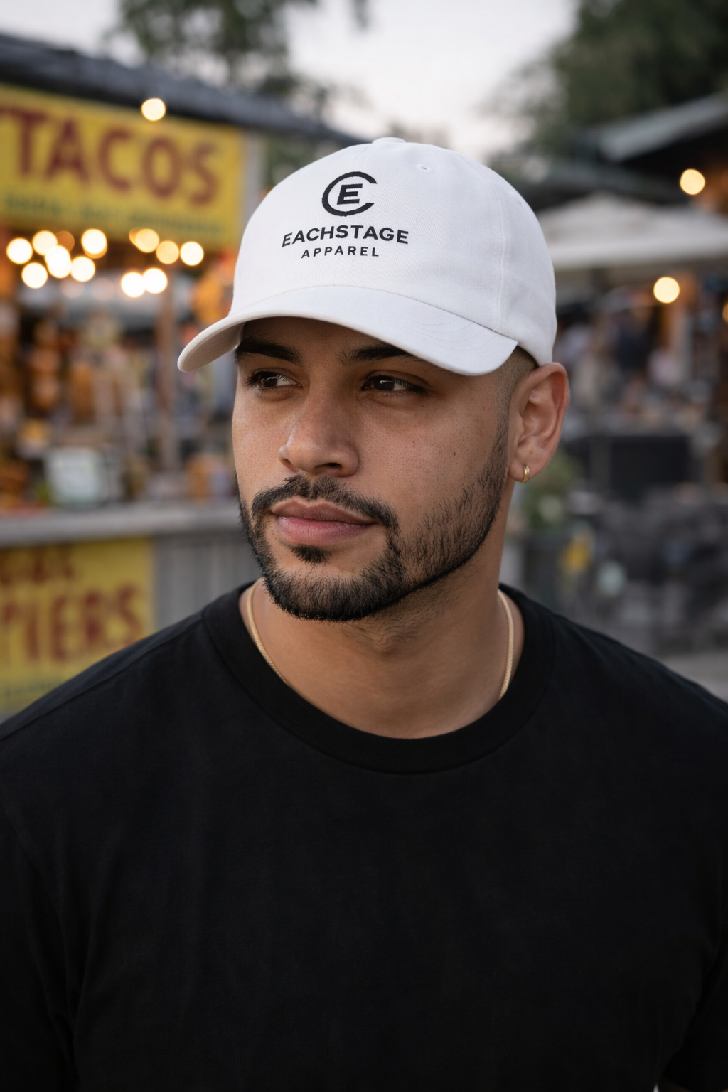 Classic Embroidered Baseball Hat – EachStage Apparel Logo