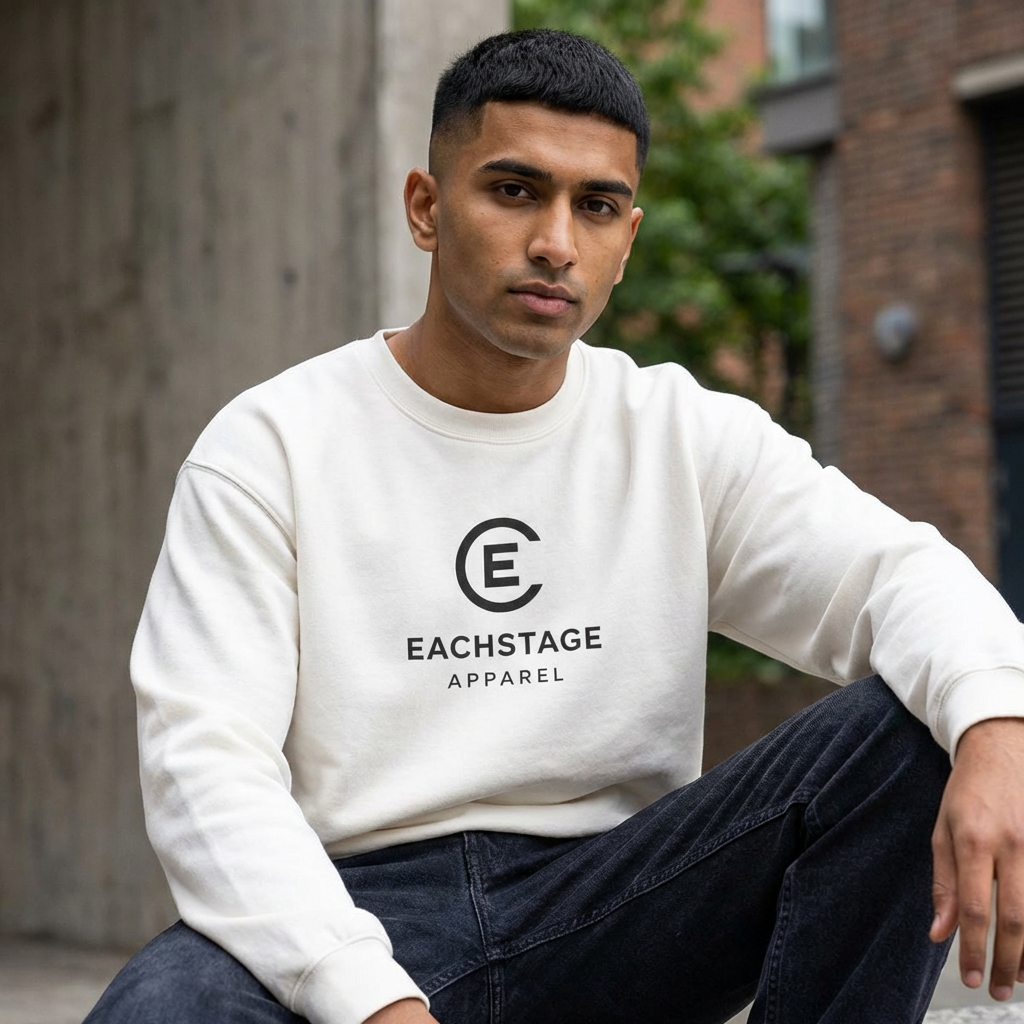 EachStage Logo Crewneck Sweatshirt