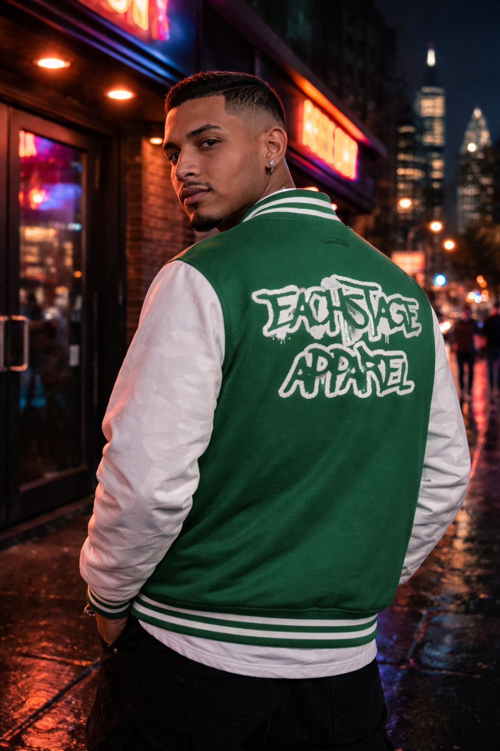 EachStage Apparel Varsity Jacket