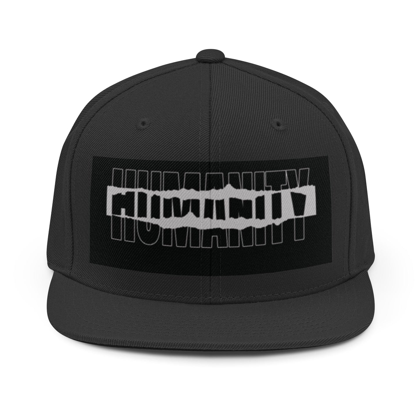 "Humanity" Black Snapback Hat