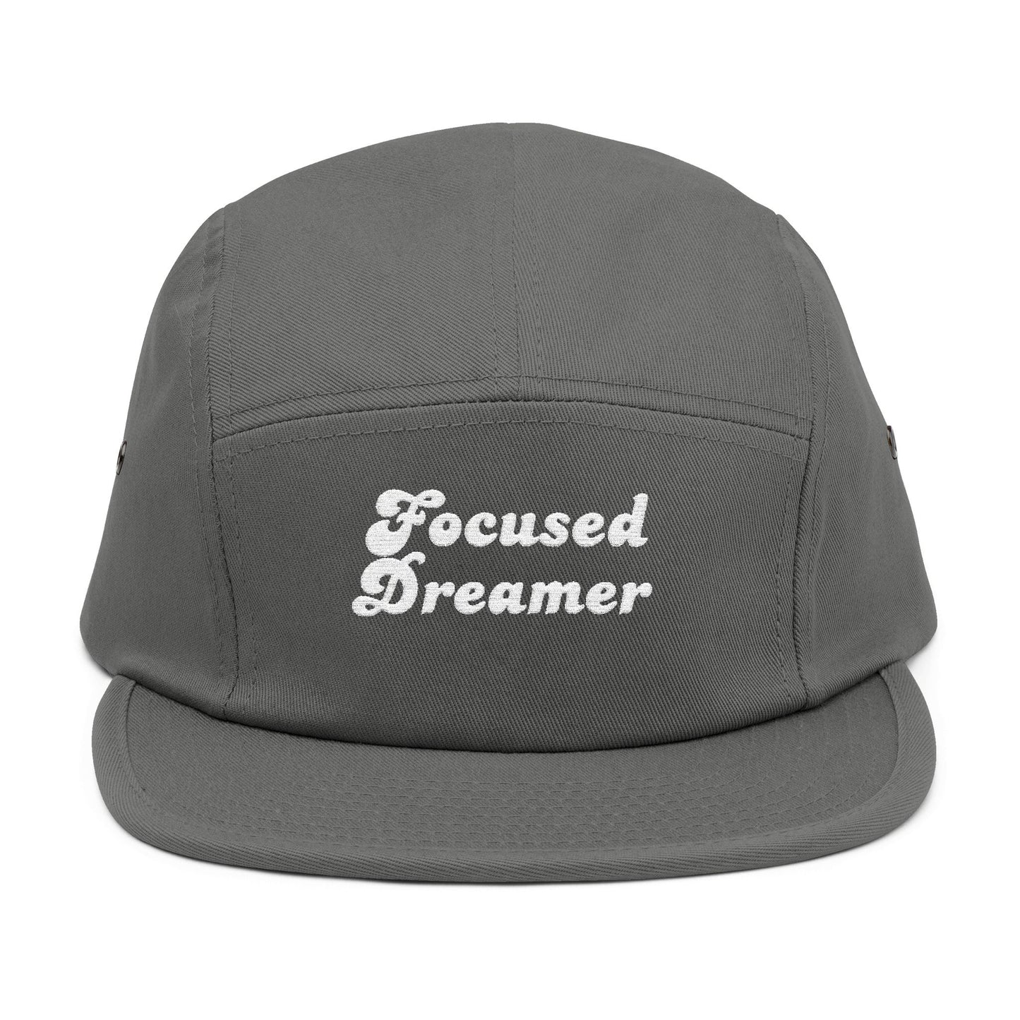 Focused Dreamer Embroidered 5-Panel Cap