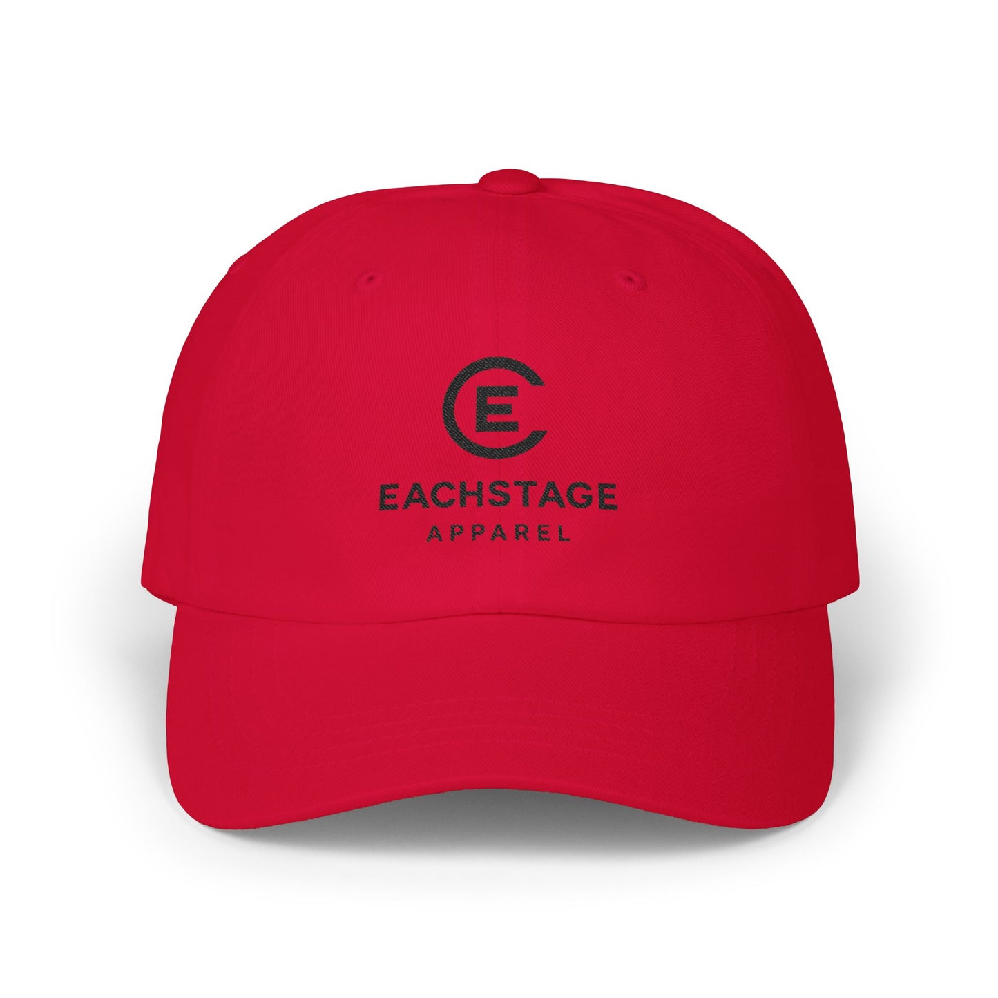 Classic Embroidered Baseball Hat – EachStage Apparel Logo