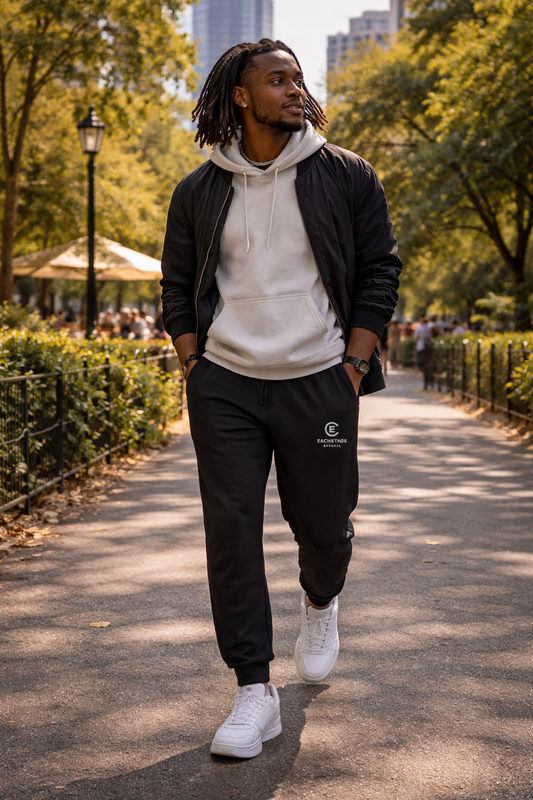 EachStage Apparel Logo – Embroidered Unisex Fleece Joggers